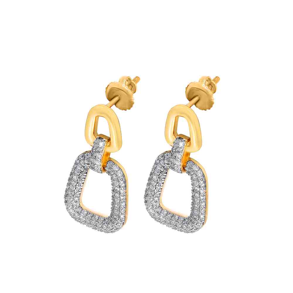 Double Link Drop Earrings ER21418A